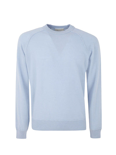 Filippo de Laurentiis Sweater Raglan Baby Blue