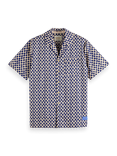 Load image into Gallery viewer, Scotch &amp; Soda Polka Navy Blue Print - Rivera Sleeved Shirt
