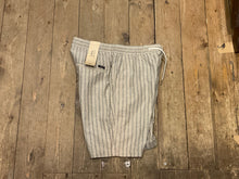 Load image into Gallery viewer, Scotch &amp; Soda, Fave Regular Fit, Black Striped Khaki Linen Shorts - Mensroomlifestyle
