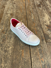 Load image into Gallery viewer, Jeffery West Pink Woven Sneaker (Off-White Sole) - Mensroomlifestyle
