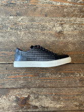 Load image into Gallery viewer, Jeffery West Grey Woven Sneaker (Off-White Sole) - Mensroomlifestyle
