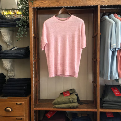 Filippo de Laurentiis Pastel Pink T-Shirt - Mensroomlifestyle