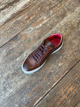 Load image into Gallery viewer, Jeffery West Mid Brown Woven Sneaker (Off-White Sole) - Mensroomlifestyle
