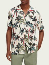 Load image into Gallery viewer, Palm Print Short Sleeve Shirt - Mensroomlifestyle

