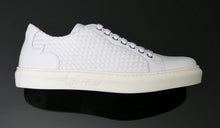 Load image into Gallery viewer, Jeffery West White Woven Sneaker - Mensroomlifestyle
