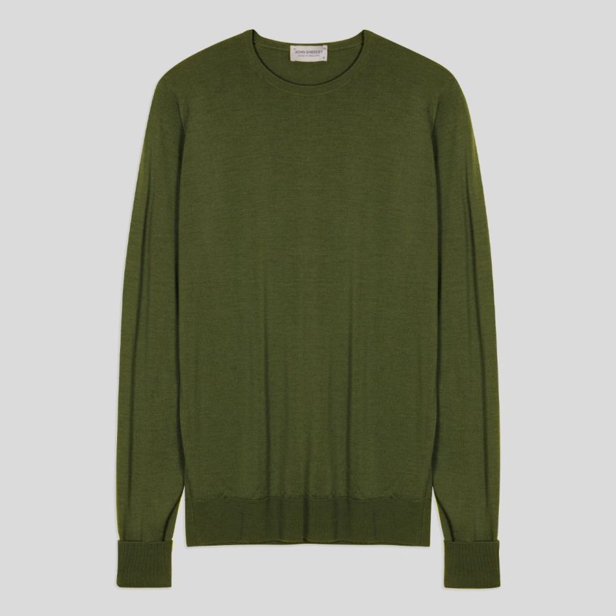 John Smedley - Lundy Pullover - Verdant Green - Extra Fine Merino Wool
