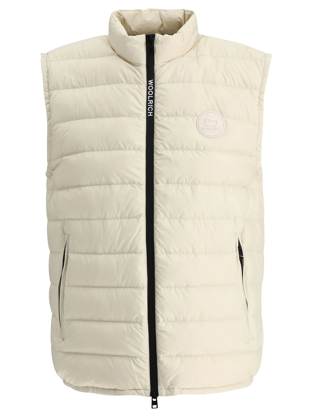 Woolrich Padded & Quilted Sundance Vest - Milky Cream White