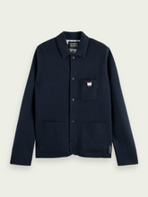 Load image into Gallery viewer, Scotch &amp; Soda Knitted Blazer Cardigan - Night - Mensroomlifestyle
