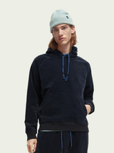 Load image into Gallery viewer, Scotch &amp; Soda Organic Cotton Corduroy Hoodie - Navy - Mensroomlifestyle
