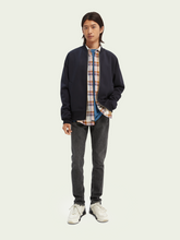 Load image into Gallery viewer, Scotch &amp; Soda Zip Through Bomber Sweater - Navy - Mensroomlifestyle
