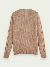 Load image into Gallery viewer, Scotch &amp; Soda Crew Neck Sweater - Sand - Mensroomlifestyle
