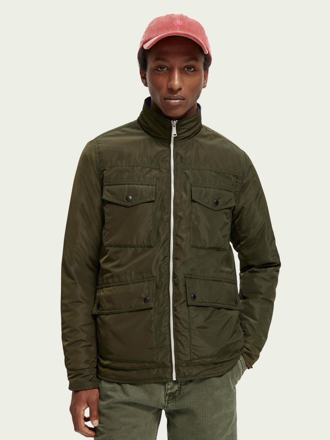 Scotch & Soda Reversible Quilted Jacket
