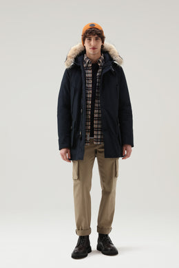 Woolrich Arctic Parka in Ramar with Detachable Fur Trim - Mensroomlifestyle