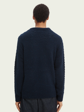 Load image into Gallery viewer, Scotch &amp; Soda Crew Neck Sweater - Dark Blue - Mensroomlifestyle
