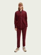 Load image into Gallery viewer, Scotch &amp; Soda Regular Fit Cotton Corduroy Shirt - Bordeaux - Mensroomlifestyle

