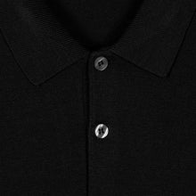 Load image into Gallery viewer, John Smedley Belper Polo Shirt - Black - Mensroomlifestyle
