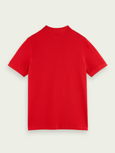 Load image into Gallery viewer, Scotch &amp; Soda Pique Organic Cotton Polo - Hollywood Flame Red - Mensroomlifestyle
