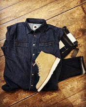 Load image into Gallery viewer, London Dandy Indigo Denim Over-Shirt
