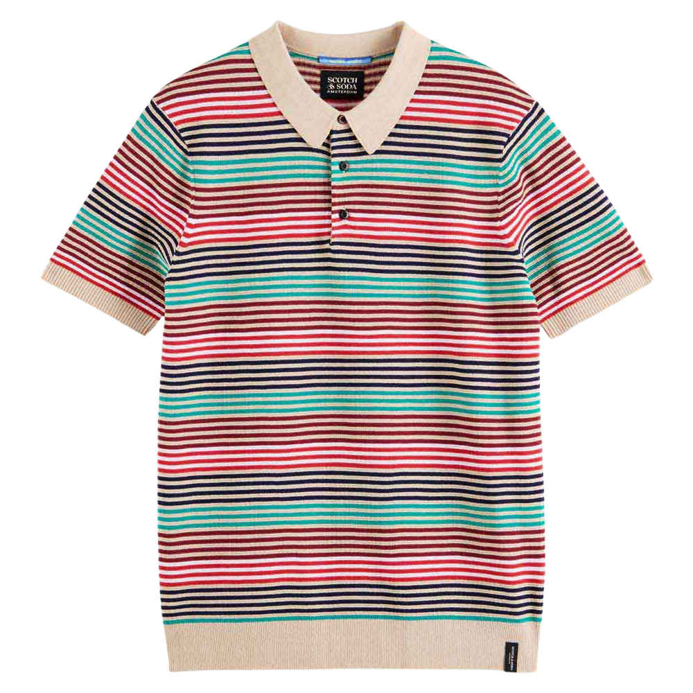 Scotch & Soda Polo Shirt - Multi Stripe