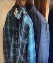 Load image into Gallery viewer, London Dandy Blue Checked Over-Shirt
