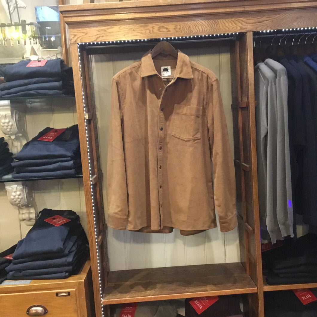 London Dandy Camel Corduroy Over-Shirt