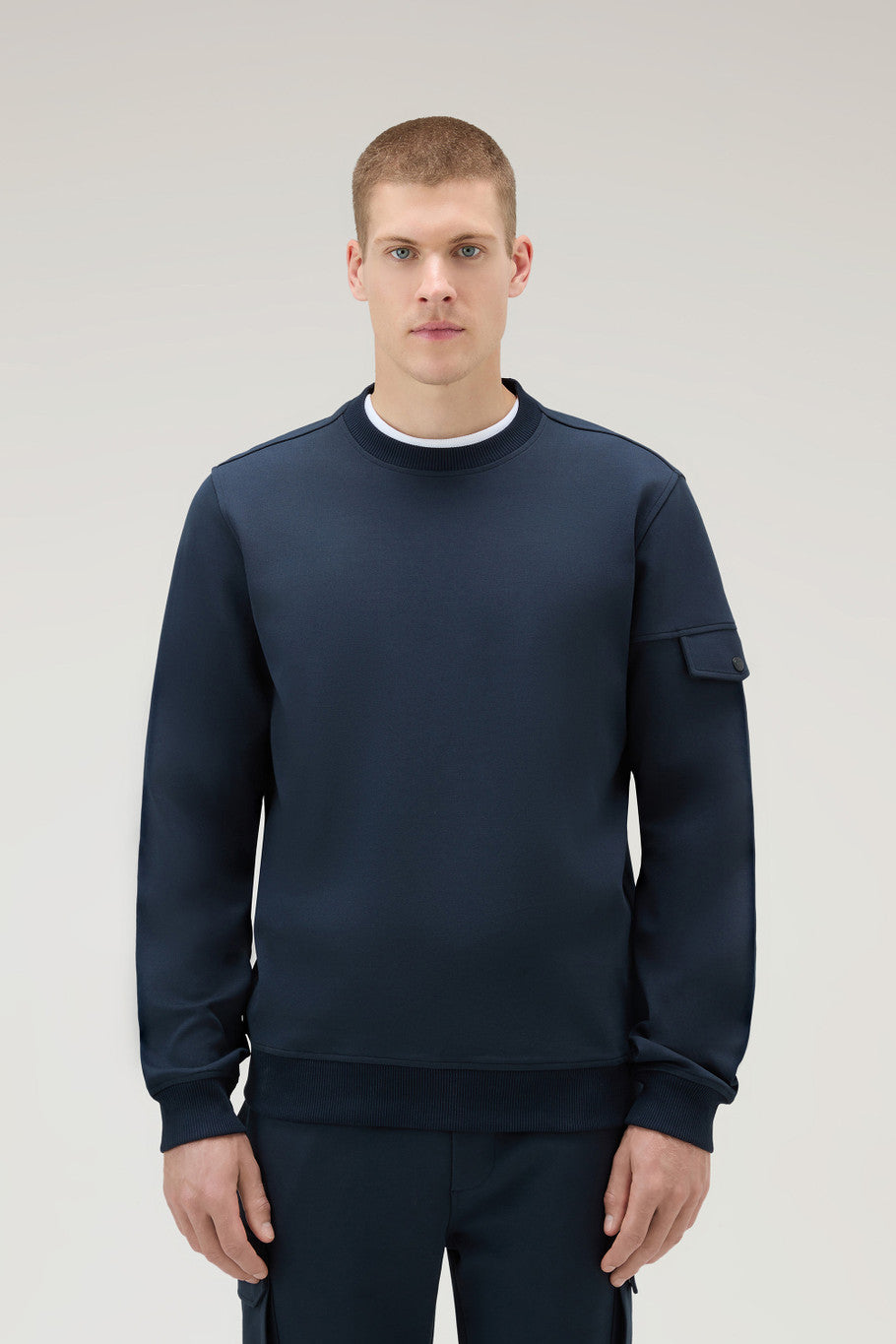 Woolrich Crewneck Pullover - Melton Blue