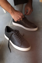 Load image into Gallery viewer, Clae Bradley Essentials Black Milled Leather Smart sneakers
