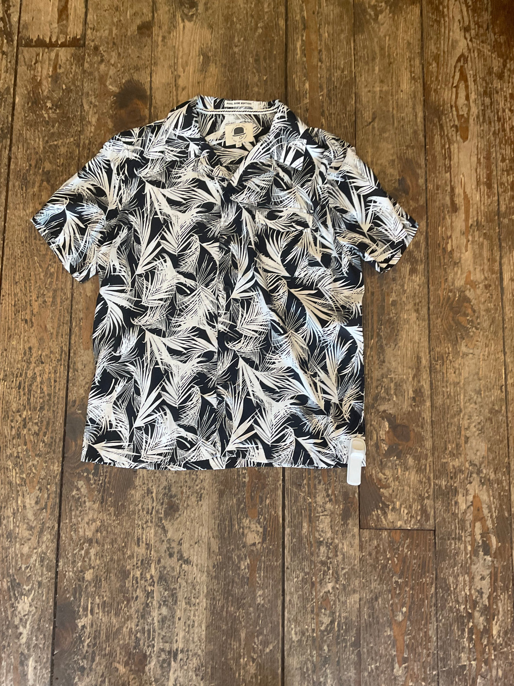 London Dandy - Rivera Shirt - Poolside Collection - Black & White Print