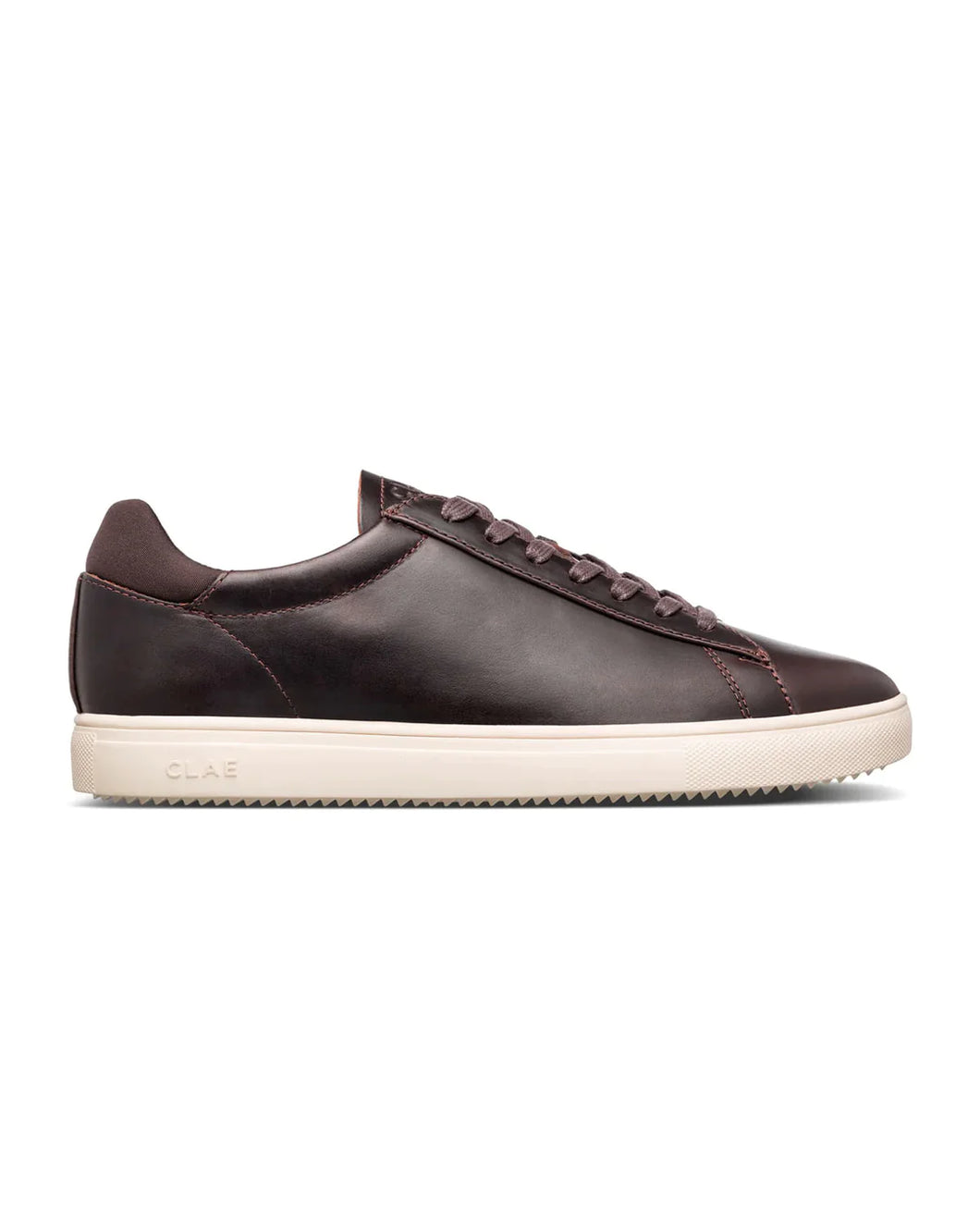 Clae Deane Walrus Brown Leather Sneakers