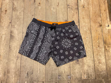 Load image into Gallery viewer, Replay Beachwear, Swimming Shorts, Grey and White Floral Pattern - Mensroomlifestyle
