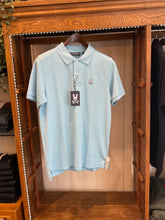 Load image into Gallery viewer, Psycho Bunny, Light Blue Short Sleeve Polo

