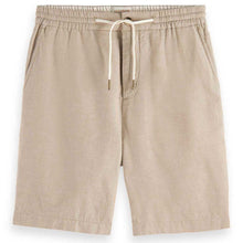 Load image into Gallery viewer, Scotch &amp; Soda, Fave Regular Fit, Khaki Linen Shorts - Mensroomlifestyle
