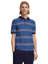 Load image into Gallery viewer, Scotch &amp; Soda Polo Shirt - Blue Multi Stripe
