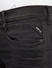 Load image into Gallery viewer, Replay Hyper-Flex Black Washed Stretch Jeans
