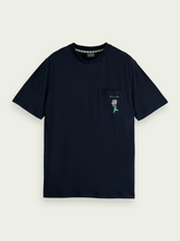 Load image into Gallery viewer, Scotch &amp; Soda chest Pocket T-Shirt - Night
