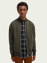 Load image into Gallery viewer, Scotch &amp; Soda Zip Through Bomber Sweater - Olive
