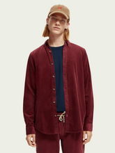Load image into Gallery viewer, Scotch &amp; Soda Regular Fit Cotton Corduroy Shirt - Bordeaux
