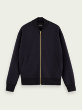 Load image into Gallery viewer, Scotch &amp; Soda Zip Through Bomber Sweater - Navy
